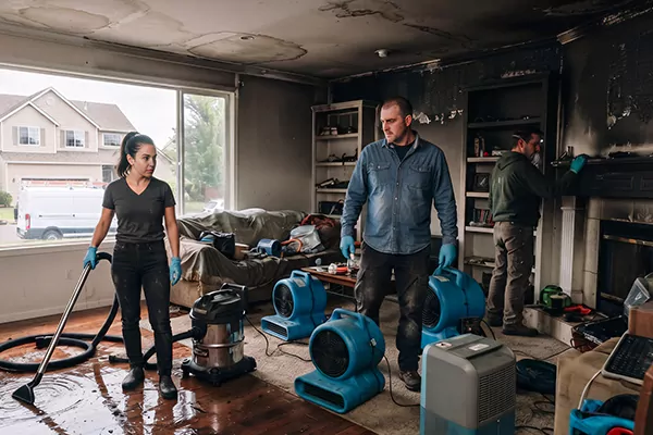 Smoke and Water Damage Restoration Magna