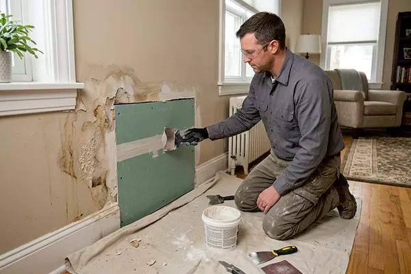 Water Damage Drywall Repair Magna