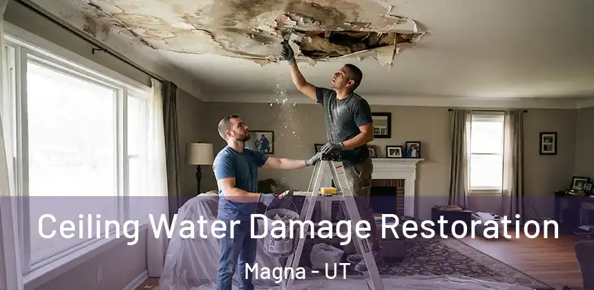 Ceiling Water Damage Restoration Magna - UT