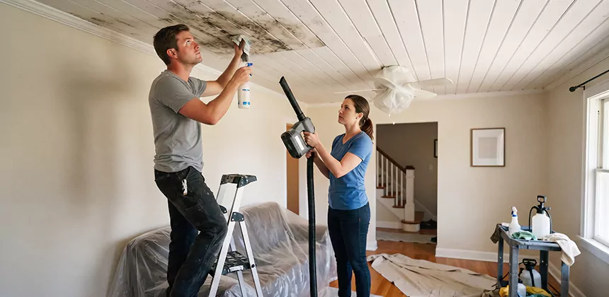 Ceiling Mold Treatment in Magna