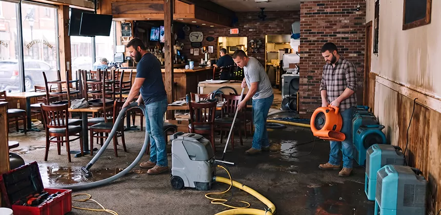 Emergency Commercial Water Damage Restoration in Magna